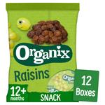 Organix Mini Organic Raisin Boxes, 12 mths+ Multipack