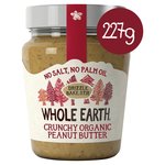 Whole Earth Organic Crunchy Palm Oil Free Peanut Butter