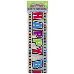 Happy Birthday Foil Party Banner