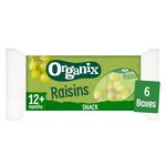 Organix Mini Organic Raisin Snack Boxes, 12 mths+ Multipack