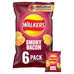 Walkers Smoky Bacon Multipack Crisps
