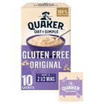 Quaker Oat So Simple Gluten Free Original Porridge Sachets Cereal