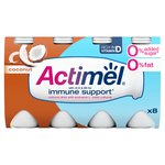 Actimel Coconut 0% Added Sugar Fat Free Yoghurt Drink 