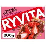 Ryvita Crispbread Fruit Crunch Currant Seed & Oat Crackers