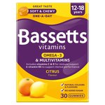 Bassetts Citrus Omega 3 & Multivitamins 12-18ys 