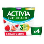 Activia Strawberry No Added Sugar Fat Free Yoghurt