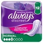 Always Discreet Incontinence Pads Normal