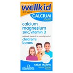 Vitabiotics Wellkid Orange Calcium Liquid 4-12yrs 