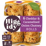 Higgidy Cheddar & Onion Chutney Veggie Rolls