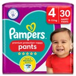 Pampers Premium Protection Nappy Pants, Size 4 (9-15kg) Essential Pack