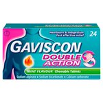 Gaviscon Double Action Tabs Heartburn Indigestion Mint