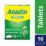 Anadin Original Aspirin Pain Relief Headache Caplets