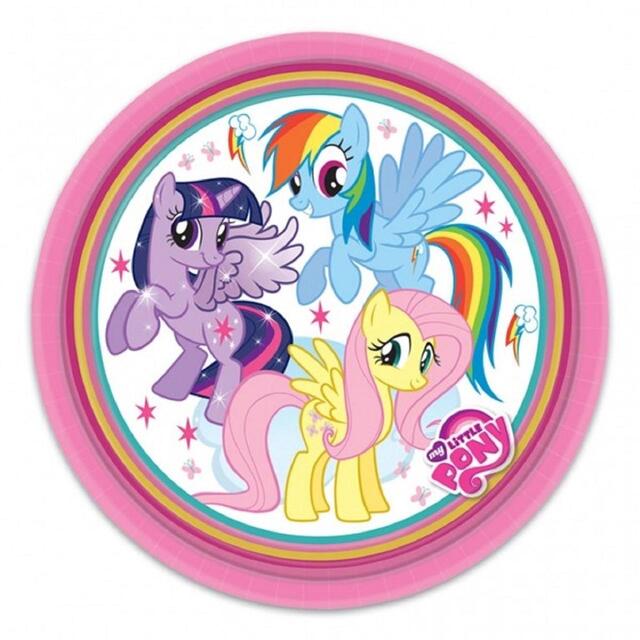 my little pony plates