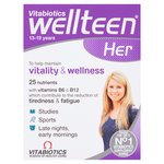 Vitabiotics Wellteen Her Vitality & Wellness Tablets 