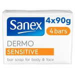 Sanex Sensitive Skin Bar Soap