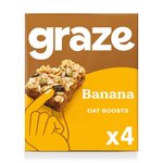 Graze Vegan Banana Snack Bars Wholegrain Oats