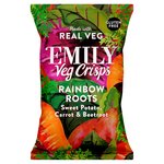 EMILY Veg Crisps Rainbow Roots Sweet Potato, Carrot & Beetroot Sharing