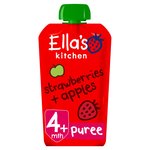 Ella's Kitchen Strawberries & Apples Baby Food Pouch 4+ Months