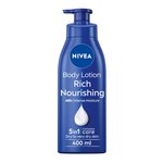 NIVEA Body Lotion for Dry Skin, Rich Nourishing