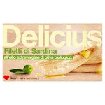 Delicius Sardine Fillets in Organic Extra Virgin Olive Oil