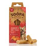 Soopa Cranberry & Sweet Potato Dental Sticks Dog Treats