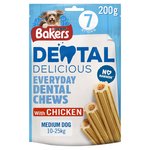 Bakers Dental Delicious Medium Dog Chews Chicken