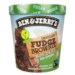 Ben & Jerry's Dairy Free Chocolate Fudge Brownie Vegan Ice Cream Tub