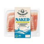 Finnebrogue Naked 12 Unsmoked Streaky Bacon 