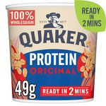 Quaker Oat So Simple Protein Porridge Cereal Pot Original 
