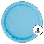 Powder Blue Recyclable Paper Party Plates