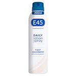 E45 Daily Lotion, body lotion for very dry skin Spray Can 