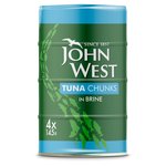 John West Tuna Chunks In Brine 4 Pack