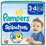 Pampers Splashers Swim Nappies, Size 3-4 (6-11kg)
