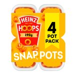 Heinz Spaghetti Hoops in Tomato Sauce Snap Pots 