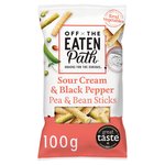 Off The Eaten Path Sour Cream Pea & Bean Sticks Sharing Bag Crisps