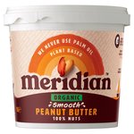 Meridian Organic Smooth Peanut Butter 100% Nuts