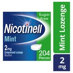 Nicotinell Nicotine Lozenge Quit Smoking Sugar Free Mint 2mg 204 Pack