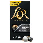 L'OR Onyx Coffee Pods x10 Intensity 12