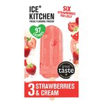 Ice Kitchen Strawberries & Cream Ice Lolly
