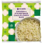 Ocado Frozen 4 Steam Bags Cauliflower Rice