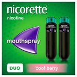 Nicorette QuickMist Mouth Spray, Cool Berry, Duo,1 mg (Stop Smoking Aid)