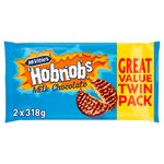 McVitie's Hobnobs Milk Chocolate Biscuits Twin Pack