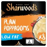 Sharwood's Low Fat Plain Poppadoms