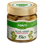 Ponti Organic Pitted Green Olives