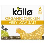 Kallo Organic Very Low Salt Chicken Stock Cubes