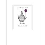 What The Cluck Cockerel Birthday Card
