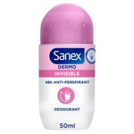 Sanex Dermo Invisible Roll On Antiperspirant Deodorant