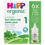 HiPP Organic 1 First Baby Milk Liquid Formula Starter Pack 