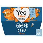 Yeo Valley Organic Greek Style with Honey Yoghurt 