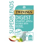 Twinings Superblends Digest with Spearmint, Apple and Rooibos
